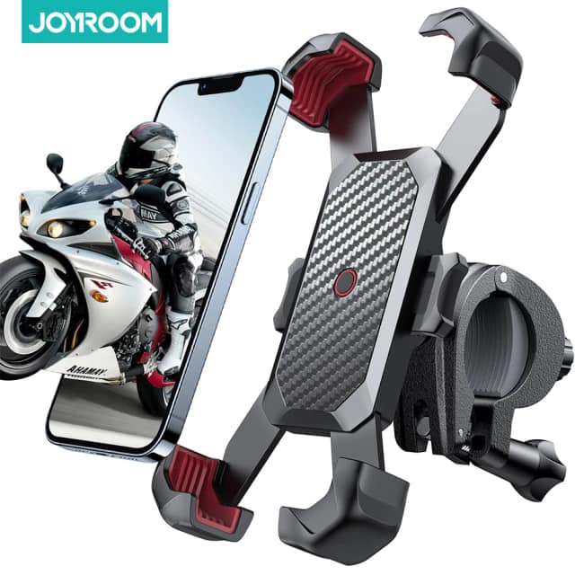 Joyroom Mount Jr-Zs288 Bike Phone Mount Quick Release Bicycle Handlebar Phone Holder for 4.7-7 inch Cell Phones β Black - Image 2