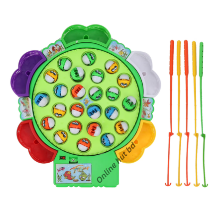 Fishing Fish Game Kids Toy (15 Fishes, 4 Players)