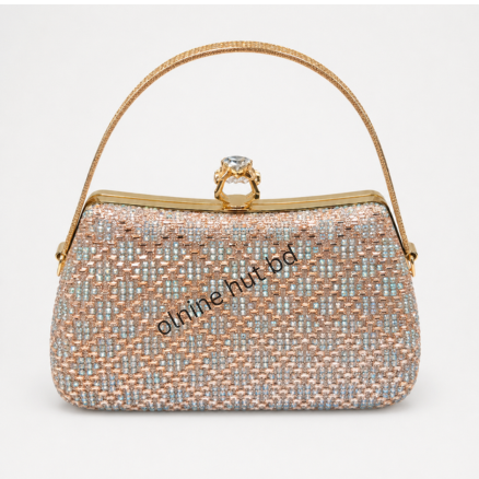 Ladies Premium Crystal Evening Clutch Bag