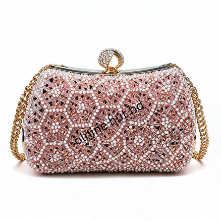 Luxury Rhinestone Evening Clutch Bag