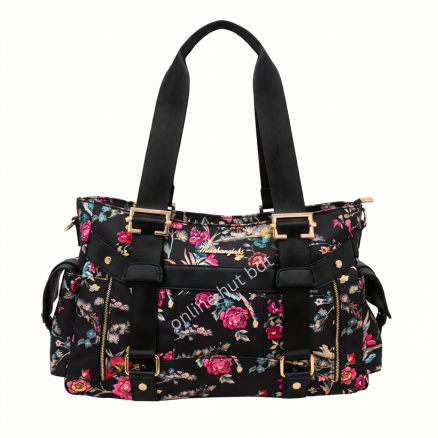 Premium Floral Ladies Travel & Shoulder Tote Bag