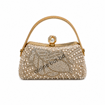 Premium Pearl Evening Clutch Bag)