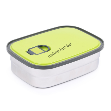 Stainless Steel Containers with Air Tight Plastic Lid Tiffin Lunch Box