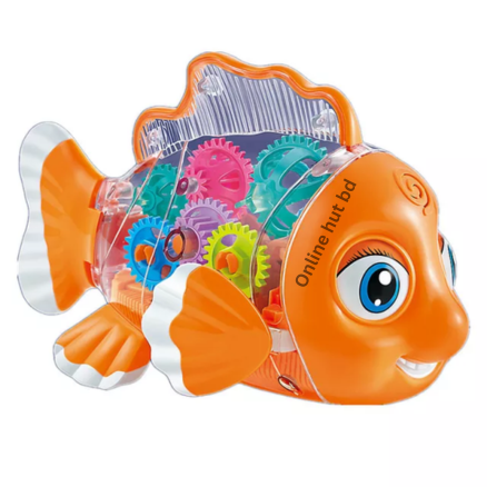 Transparent Gear Fish Toy by YJTOYS