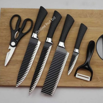 Zepter Kitchen Knife Set 6 in 1 Kitchen Scissors Fruit Peel Set